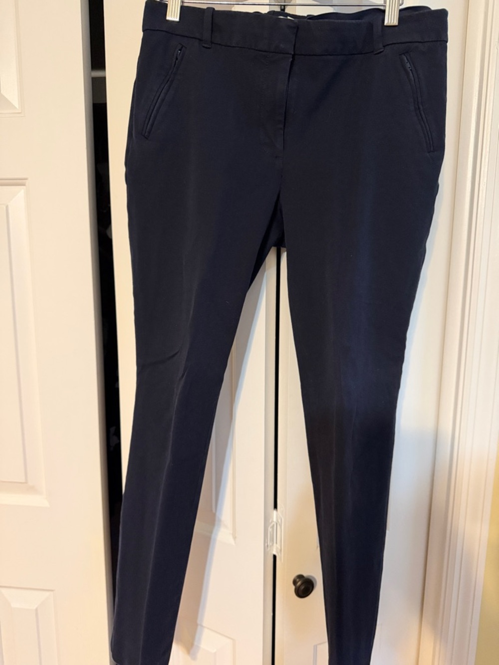 J. Crew Slim Navy Stretch Ponte Pants